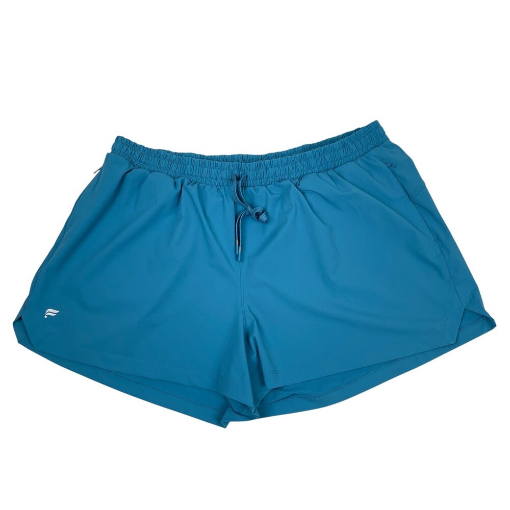 Fabletics Women's The One Short 3" Size XXL / 1X Blue Stretch Athletic Running